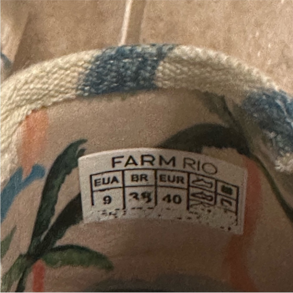 Farm Rio Copacabana Mule Sneaker With Bow NEW - Picture 10 of 16
